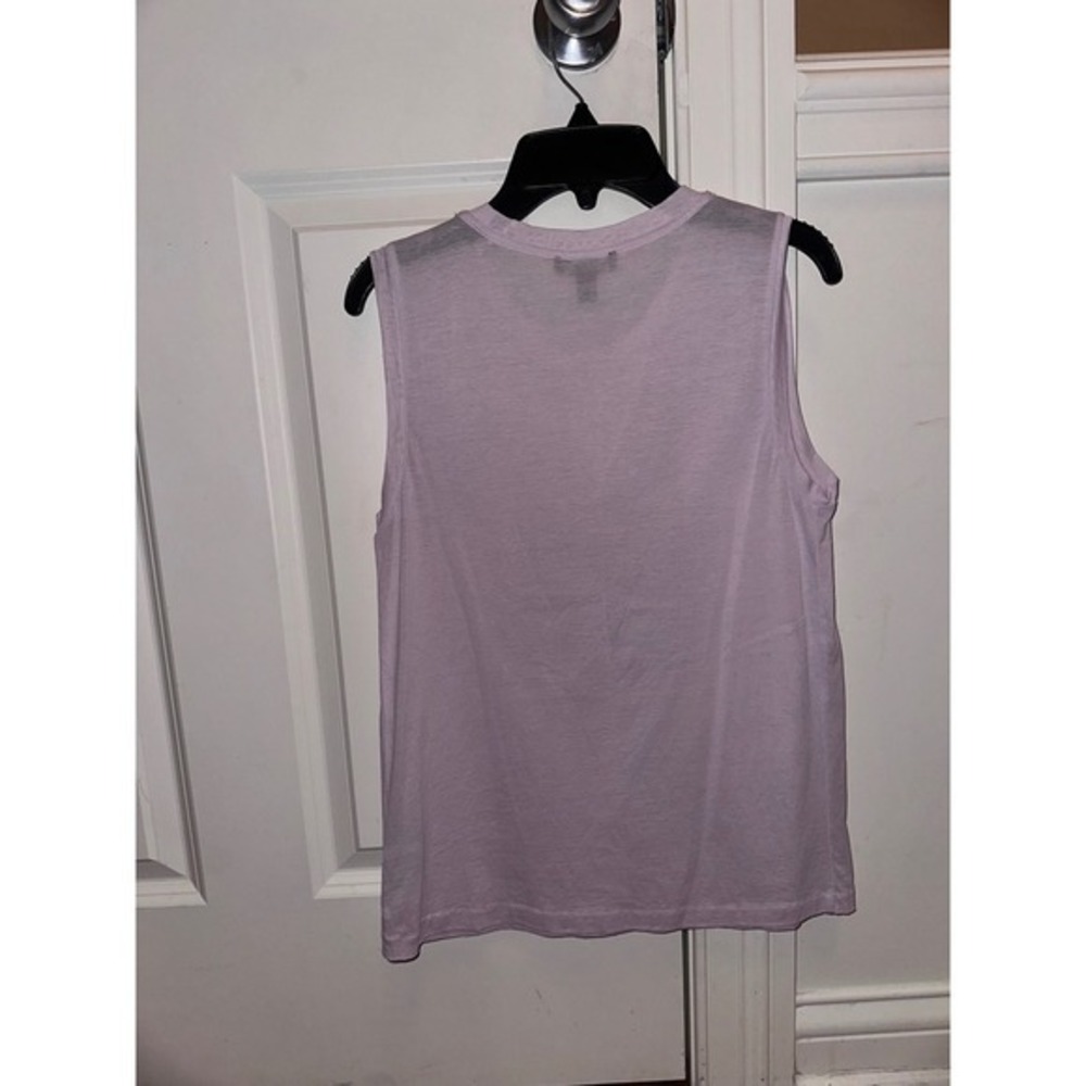 Women's J.Crew Embroidered Tank Top Sleeveless Casual Blouse Lavender XXS - Picture 2 of 7